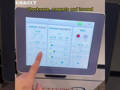 GMS 3-в-1 Физиотерапевтический аппарат: Магнитотерапия, Ударная волна и Ближний инфракрасный свет